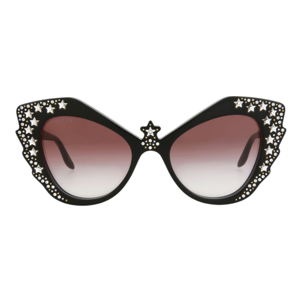 Gucci Designer Special Edition Black Hollywood Forever Sunglasses Pearl Diamond - Picture 9 of 16